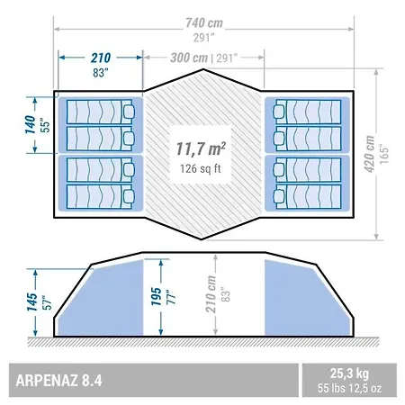 مكان تخييم Kemp Decin